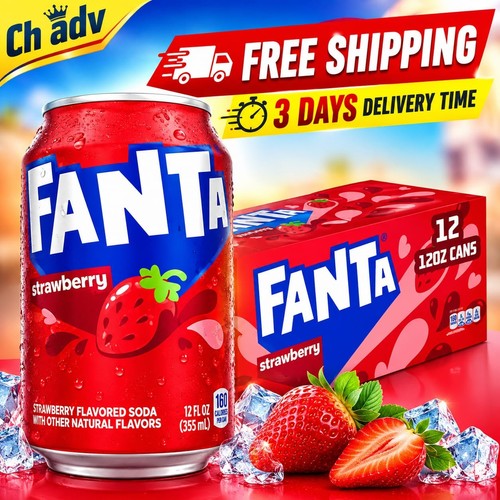 Strawberry soda pop fridge - strawberry,